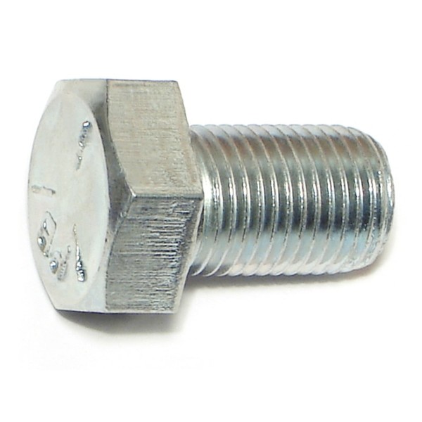 Midwest Fastener Grade 5, 1/2"-20 Hex Head Cap Screw, Zinc Plated Steel, 3/4 in L, 6 PK 60041